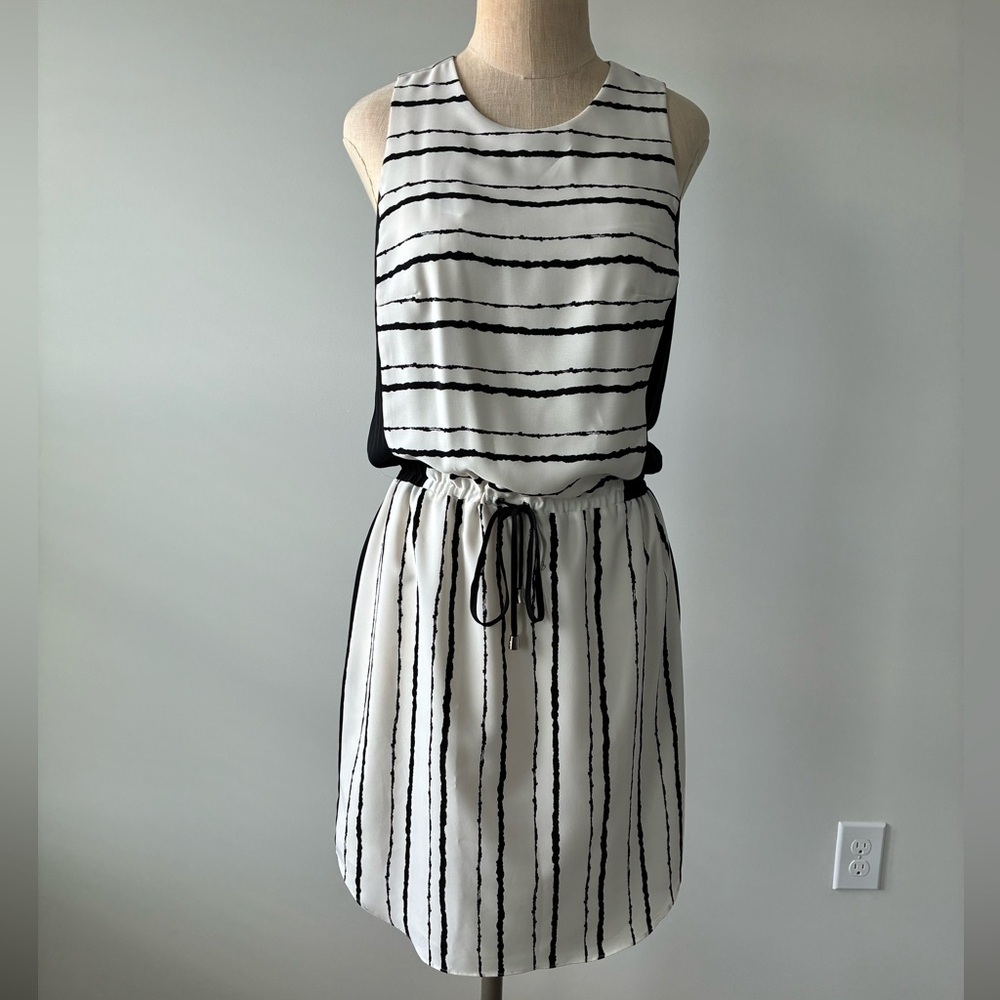 Vince Camuto Striped Mini Dress